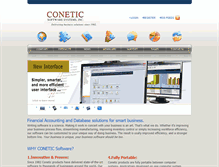 Tablet Screenshot of conetic.com